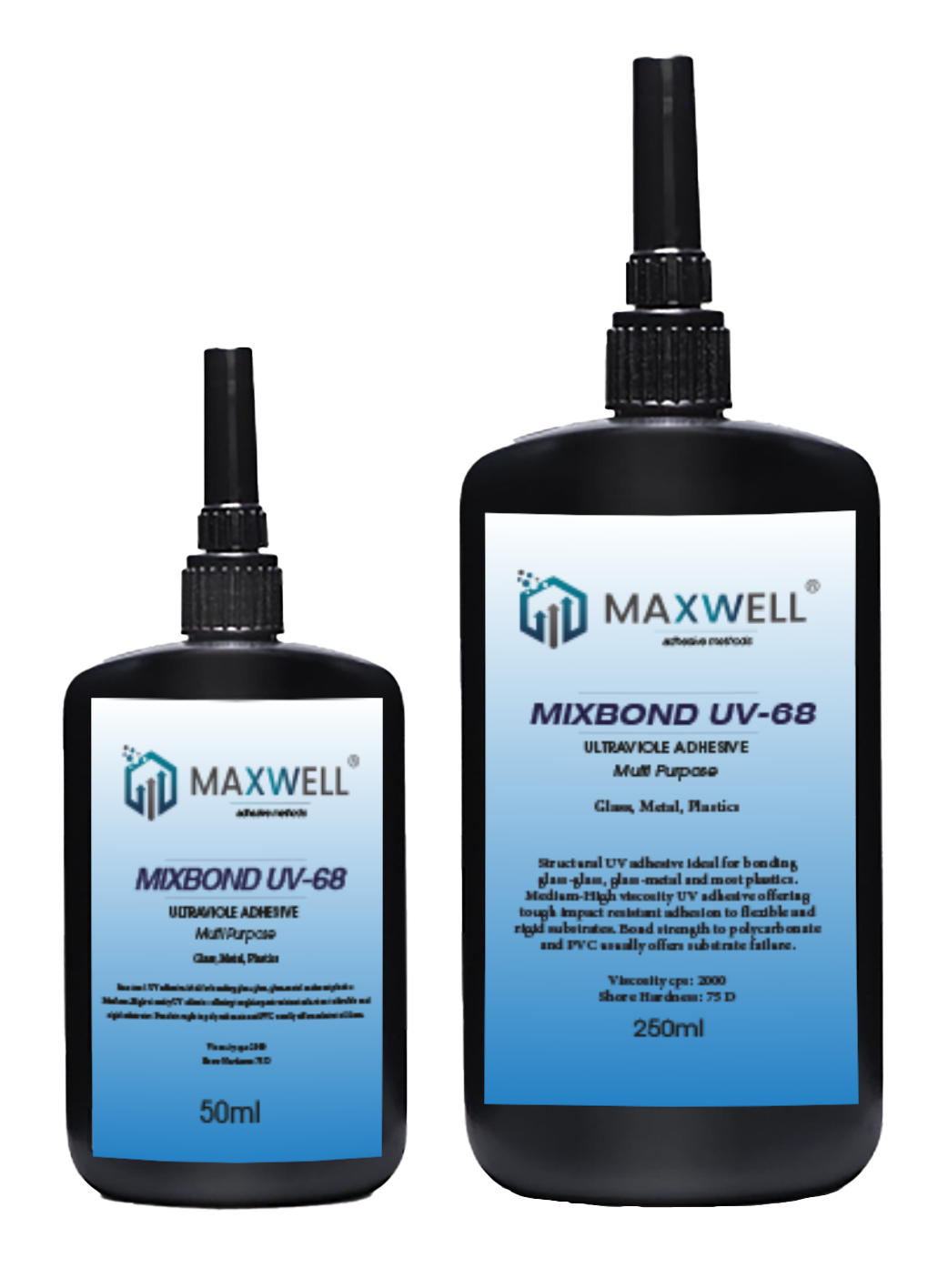 MAXWELL MIXBOND UV 68 (UV YAPIŞTIRICI cam-metal)