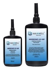 MAXWELL MIXBOND UV 68 Şeffaf UV Cam Yapıştırıcı Cam-Cam ve Cam-Metal