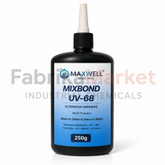 MAXWELL MIXBOND UV 68 Şeffaf UV Cam Yapıştırıcı Cam-Cam ve Cam-Metal