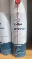 BOSS Multi Sprey 12 Adet Çok Amaçlı Yağlama Spreyi 500 ml
