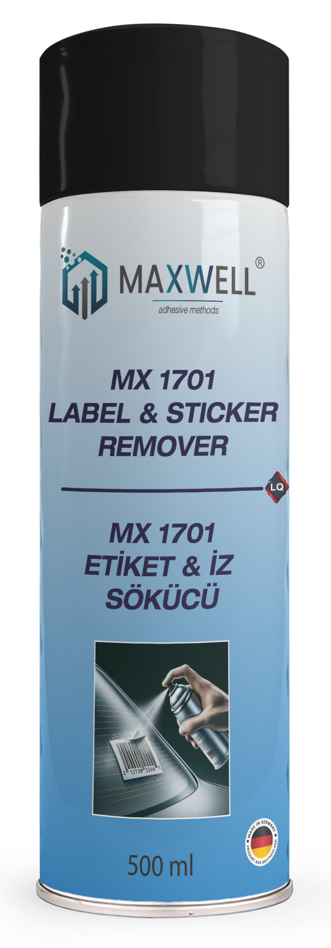 Maxwell Mx-1701 Etiket Çözücü 500ml ( hgs etiket sökücü )