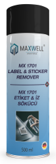 Maxwell Mx-1701 Etiket Çözücü 500ml ( hgs etiket sökücü )