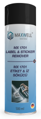 Maxwell Mx-1701 Etiket Çözücü 500ml ( hgs etiket sökücü )