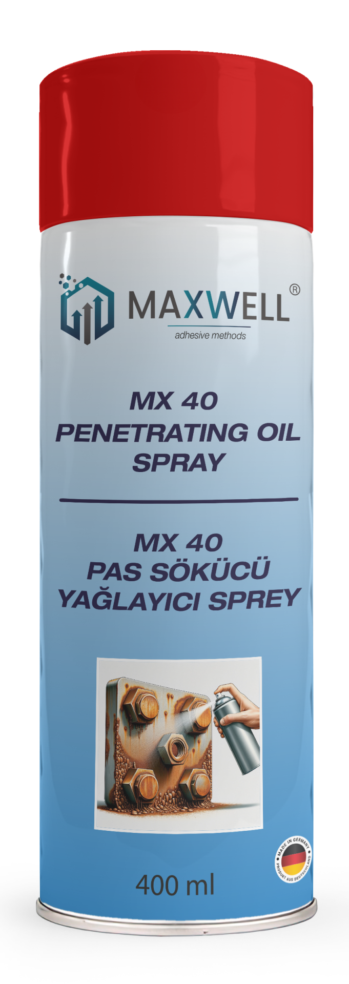 Maxwell Mx-40 Pas Sökücü Yağlayıcı 400ml