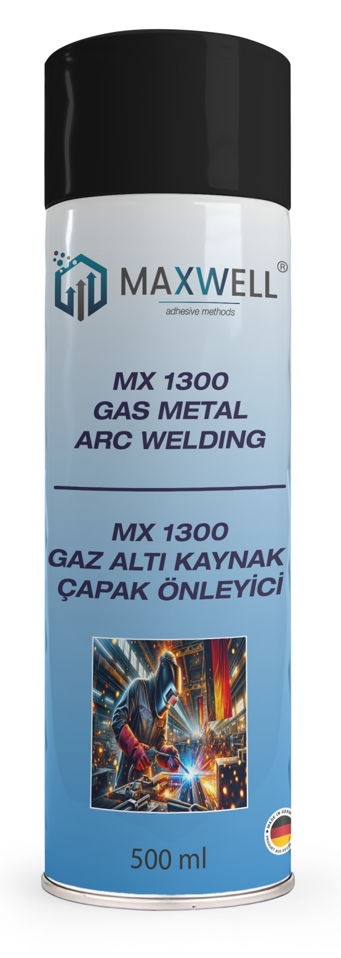 MAXWELL MX-1300 Gaz Altı Kaynak Çapak Önleyici 500ml.