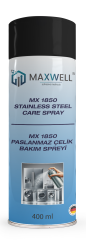 MAXWELL MX 1850 PASLANMAZ ÇELİK TEMİZLEME SPREY