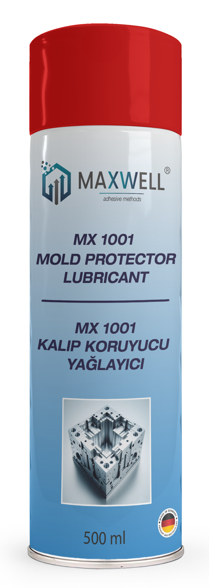 MAXWELL MX-1001 Kalıp Koruyucu Yağlı Sprey 500 ml