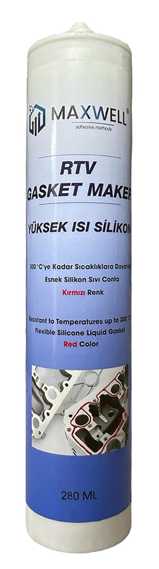 Maxwell RTV Gasket Maker ( Yüksek Isı Silikonu ) 300C