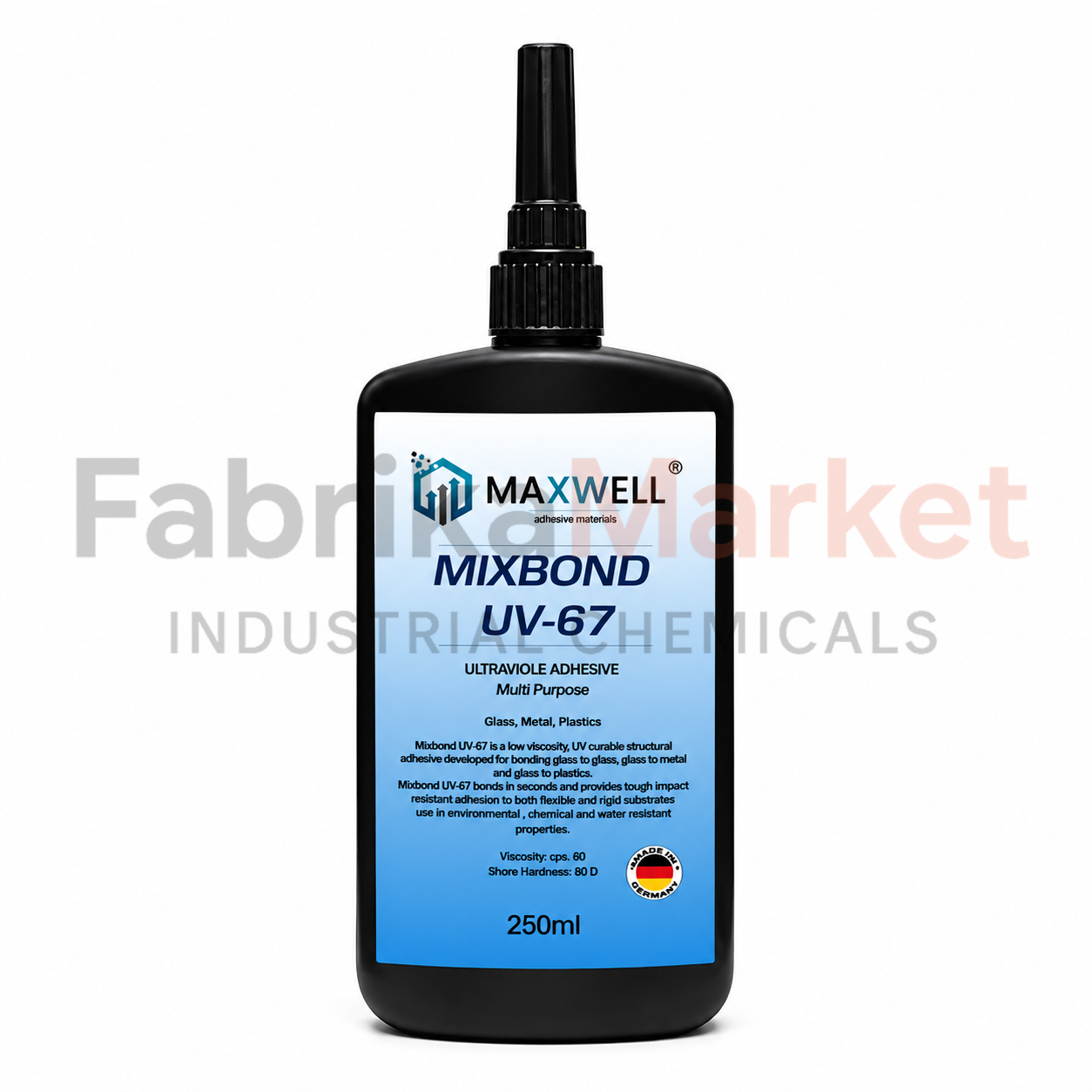 MAXWELL MIXBOND UV 67 Şeffaf UV Yapıştırıcı