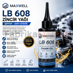 MAXWELL LB 608 Zincir Yağı Şeffaf Anti-Statik