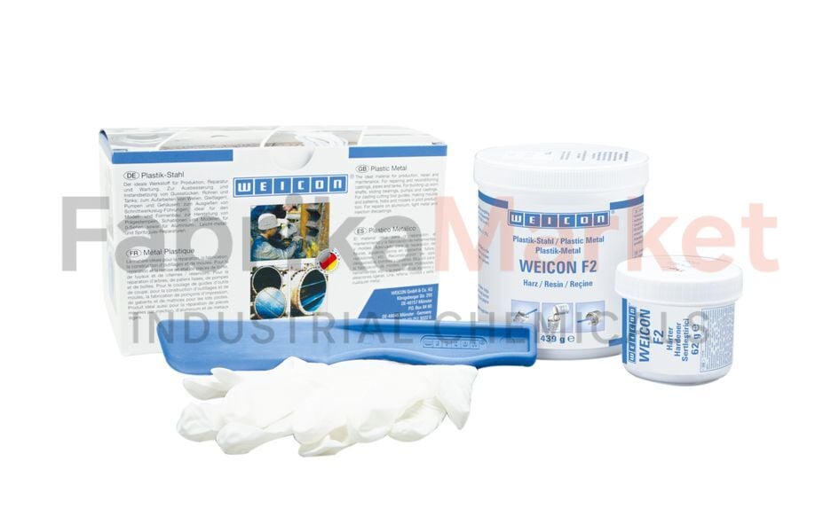 WEICON F2 Alüminyum Dolgulu Akışkan Epoksi Reçine