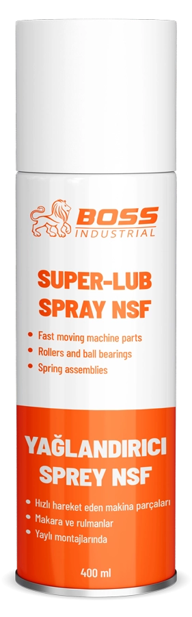BOSS SUPER-LUB Mükemmel Yağlama ( Nsf Gıda Onaylı )