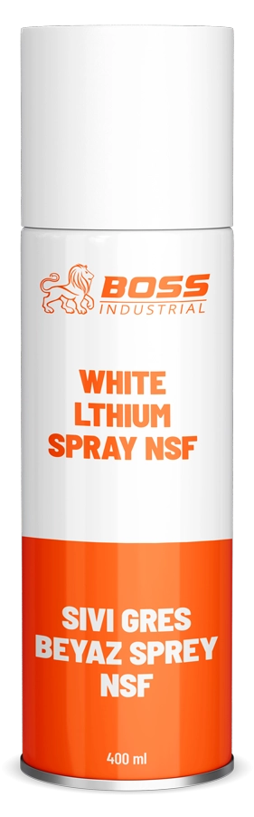 BOSS Sıvı Beyaz Gres Sprey ( NSF Onaylı )