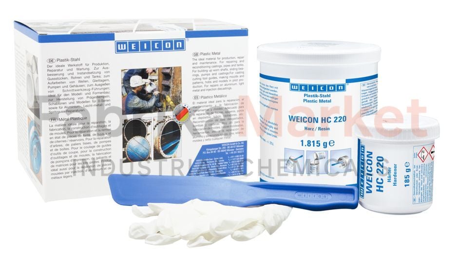 WEICON Seramik HC 220 Yüksek Sıcaklığa Dayanıklı Aşınma Koruma Epoksi Reçine