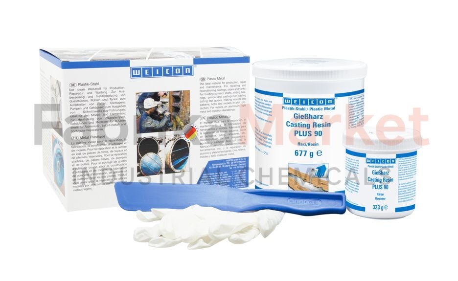 WEICON Dökme Reçinesi +90 (Kalın Döküm Epoksi Reçine – Kristal Şeffaf)