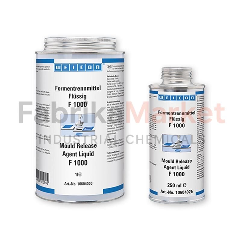 WEICON Kalıp Ayırıcı Sıvı F 1000 (Epoksi & Poliüretan Ayırıcı)