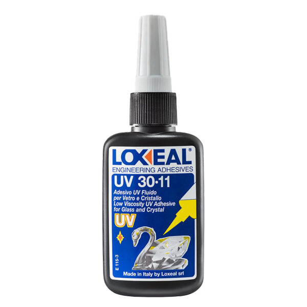 LOXEAL UV 30-11 UV Yapıştırıcı (Şeffaf, Hızlı Kürlenen) Medikal Onaylı
