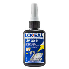 LOXEAL UV 30-11 UV Yapıştırıcı (Şeffaf, Hızlı Kürlenen) Medikal Onaylı