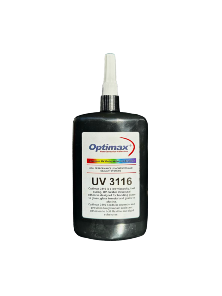 Optimax UV 3116 (Düşük viskoziteli, yapısal UV yapıştırıcı)