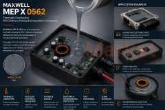 MAXWELL MEP X 0562 Termal İletken RTV-2 Silikon Potting